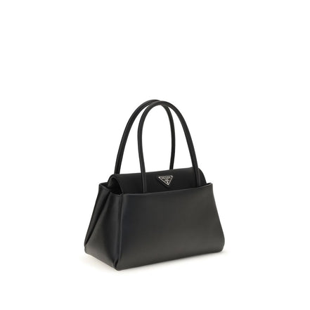 Prada Black Calf Leather Bos Taurus Handbag