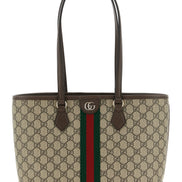Gucci Brown Polyethylene Tote Bag