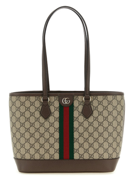 Gucci Brown Polyethylene Tote Bag