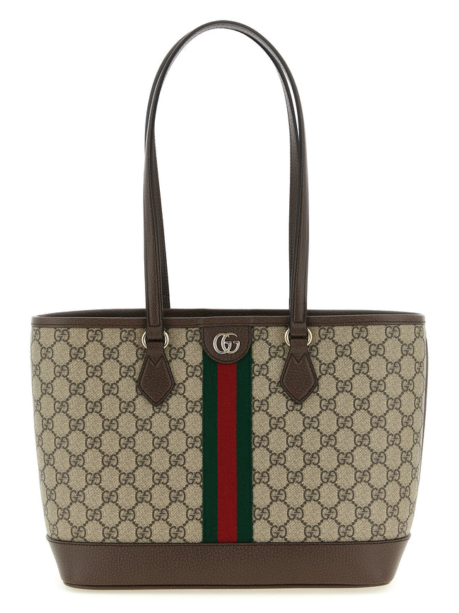 Gucci Brown Polyethylene Tote Bag