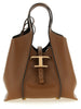 Tod's Brown Calfskin Handbag