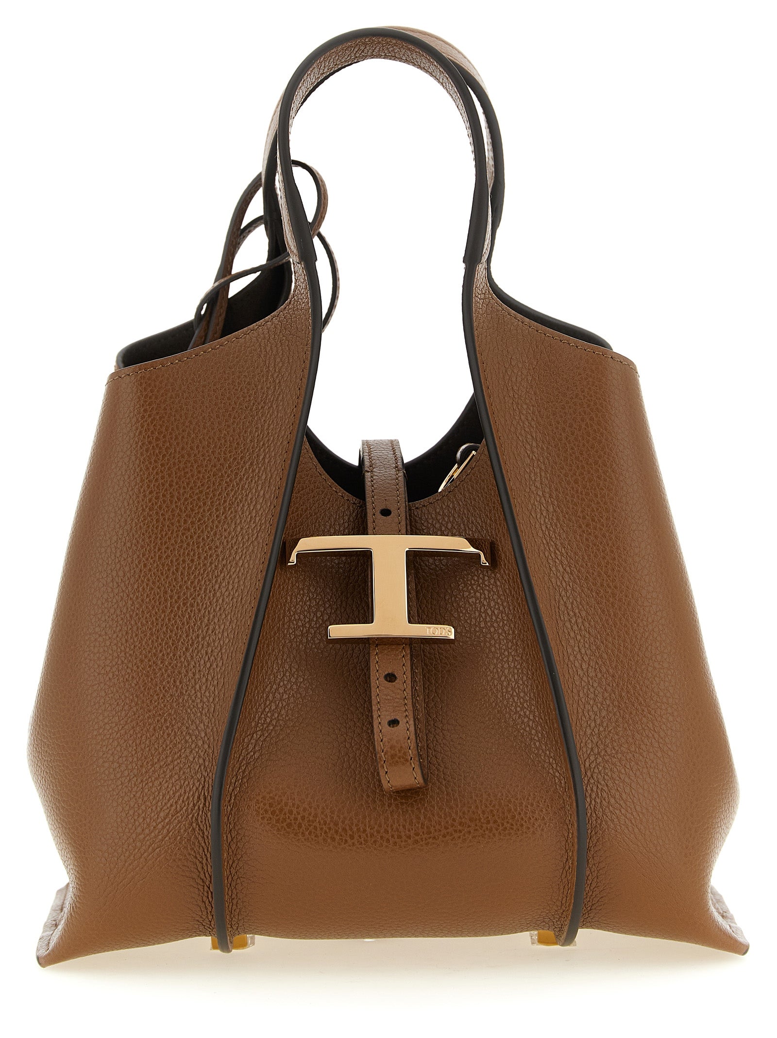 Tod's Brown Calfskin Handbag
