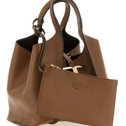 Tod's Brown Calfskin Handbag