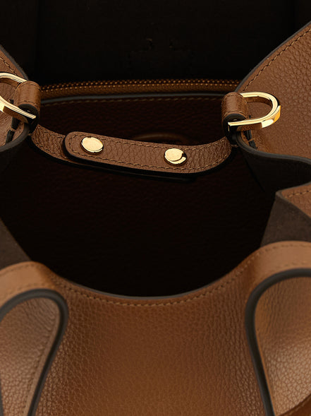Tod's Brown Calfskin Handbag