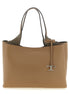 Τσάντα tote Tod's από καφέ δέρμα μοσχαριού