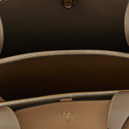 Τσάντα tote Tod's από καφέ δέρμα μοσχαριού
