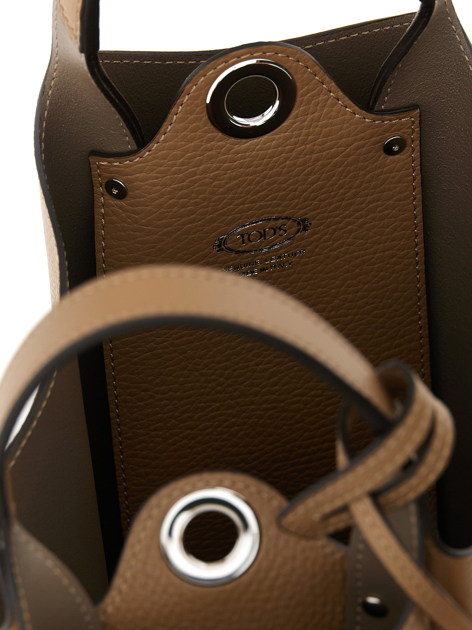 Tod's Brown Calfskin Handbag