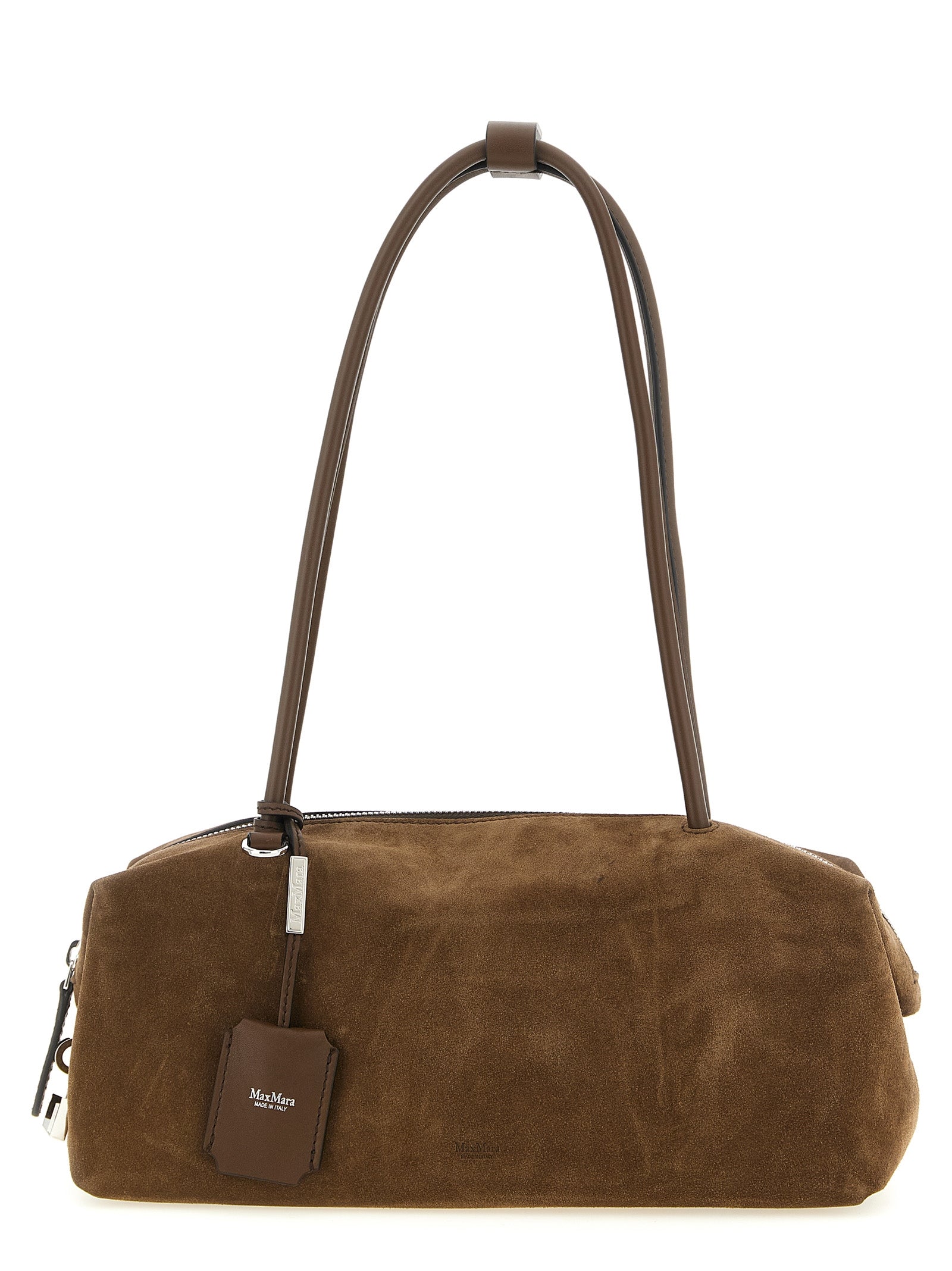 Max Mara Brown Calfskin Shoulder Bag