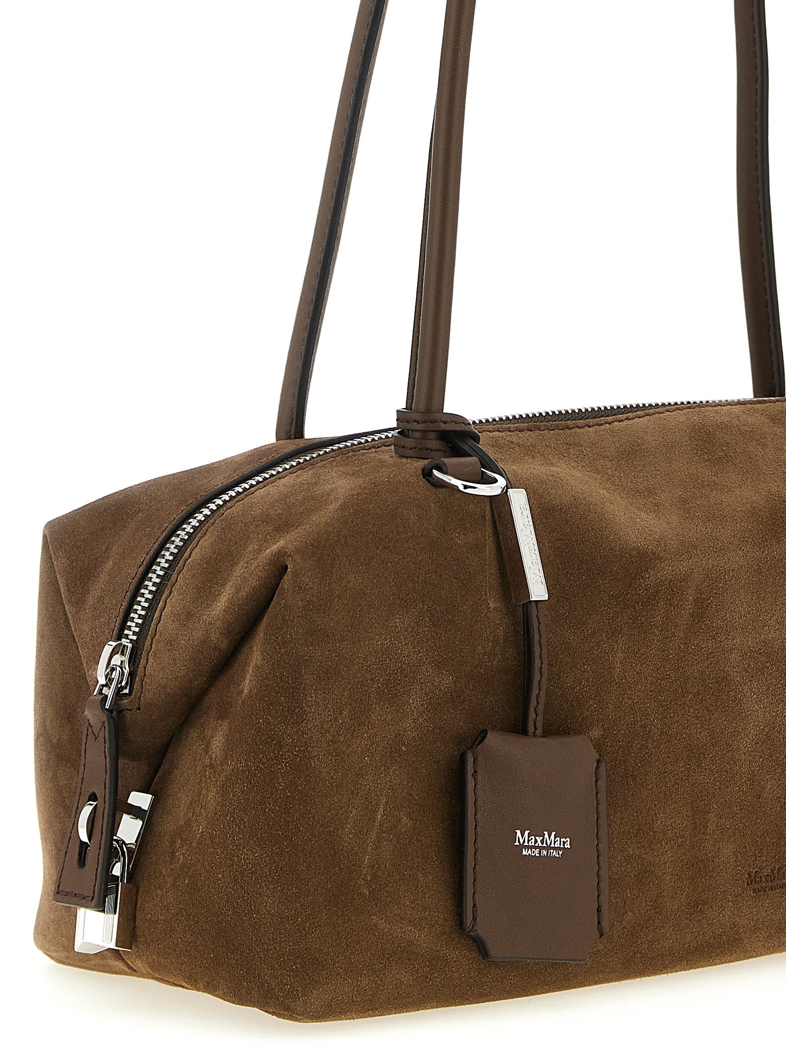 Max Mara Brown Calfskin Shoulder Bag
