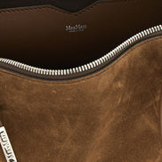Max Mara Brown Calfskin Shoulder Bag
