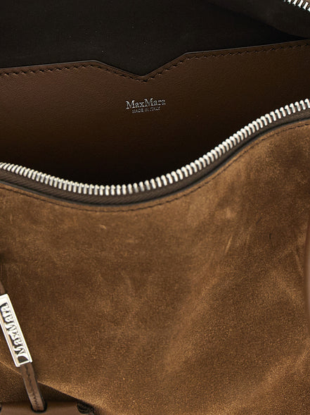 Max Mara Brown Calfskin Shoulder Bag