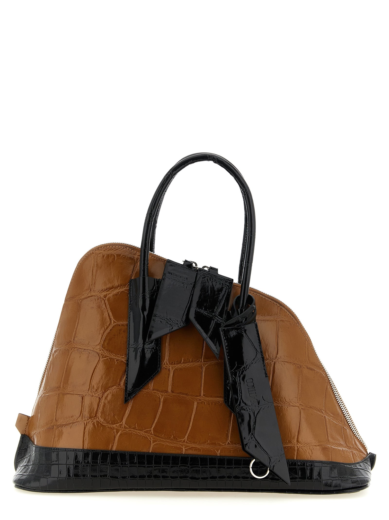 Τσάντα The Attico x Sant Ambroeus Brown Leather
