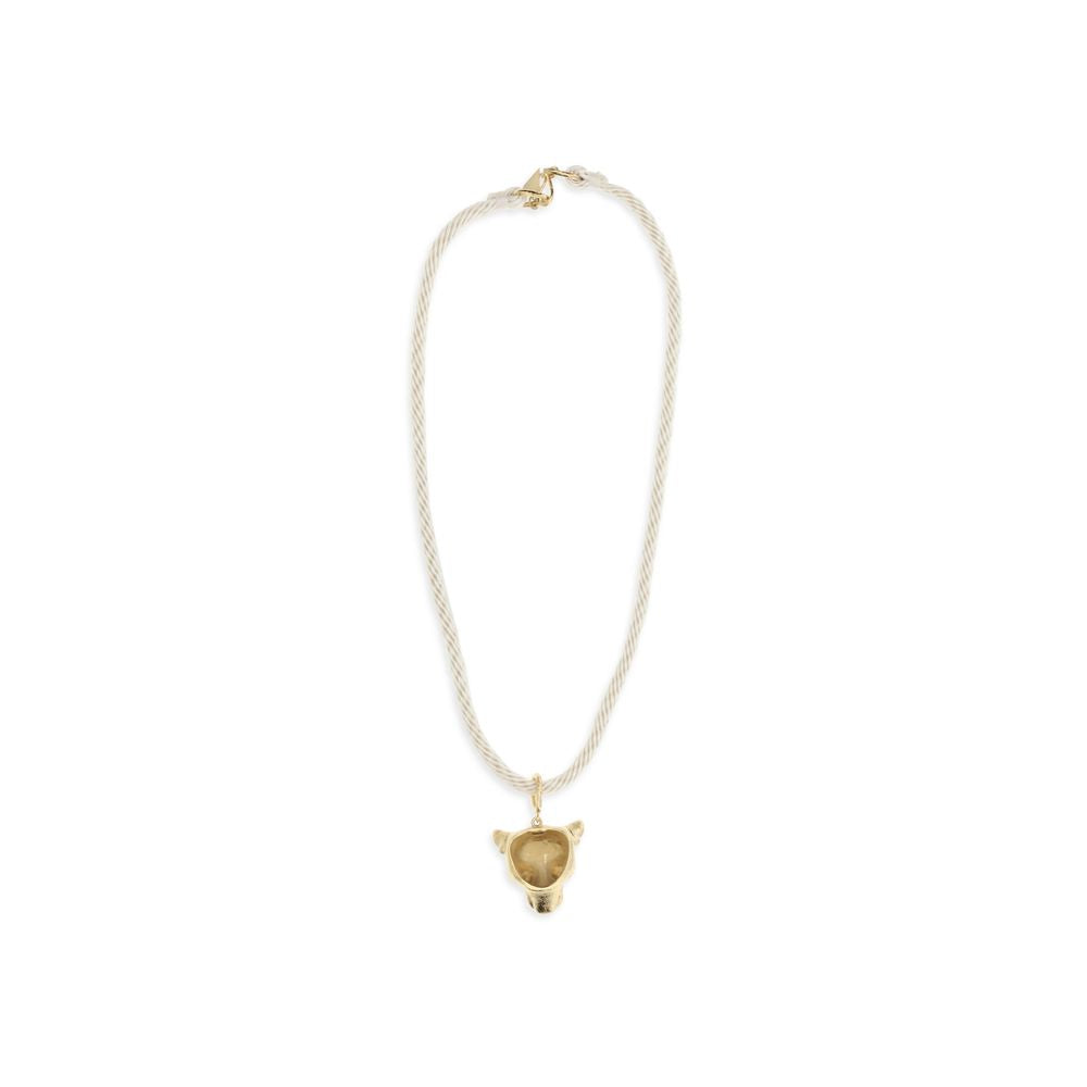 Forte_Forte Gold-Tone Sculpture Pendant Necklace