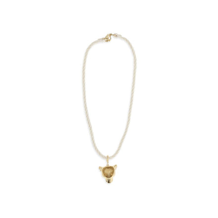 Forte_Forte Gold-Tone Sculpture Pendant Necklace