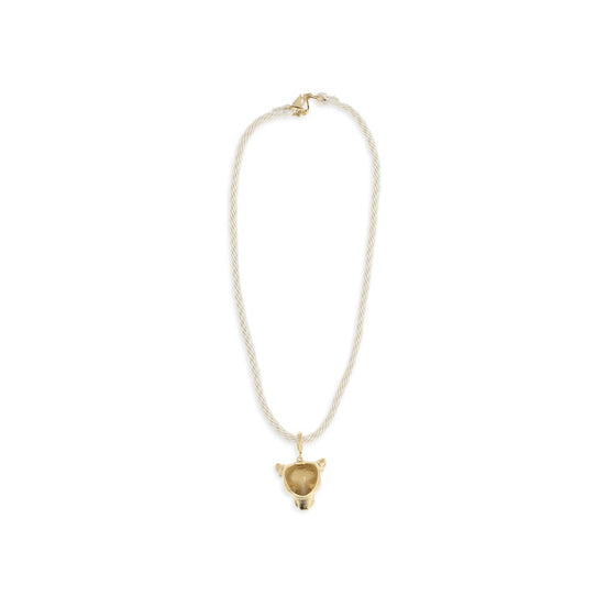 Κολιέ Forte_Forte Gold-Tone Sculpture Pendant