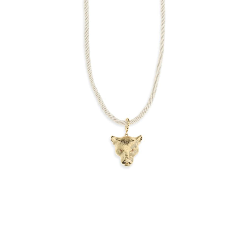 Forte_Forte Gold-Tone Sculpture Pendant Necklace