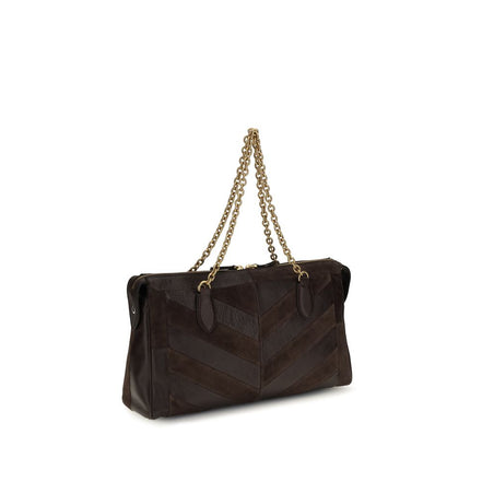 Valentino Garavani Panthea Medium Brown Shoulder Bag