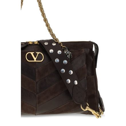 Valentino Garavani Panthea Medium Brown Shoulder Bag