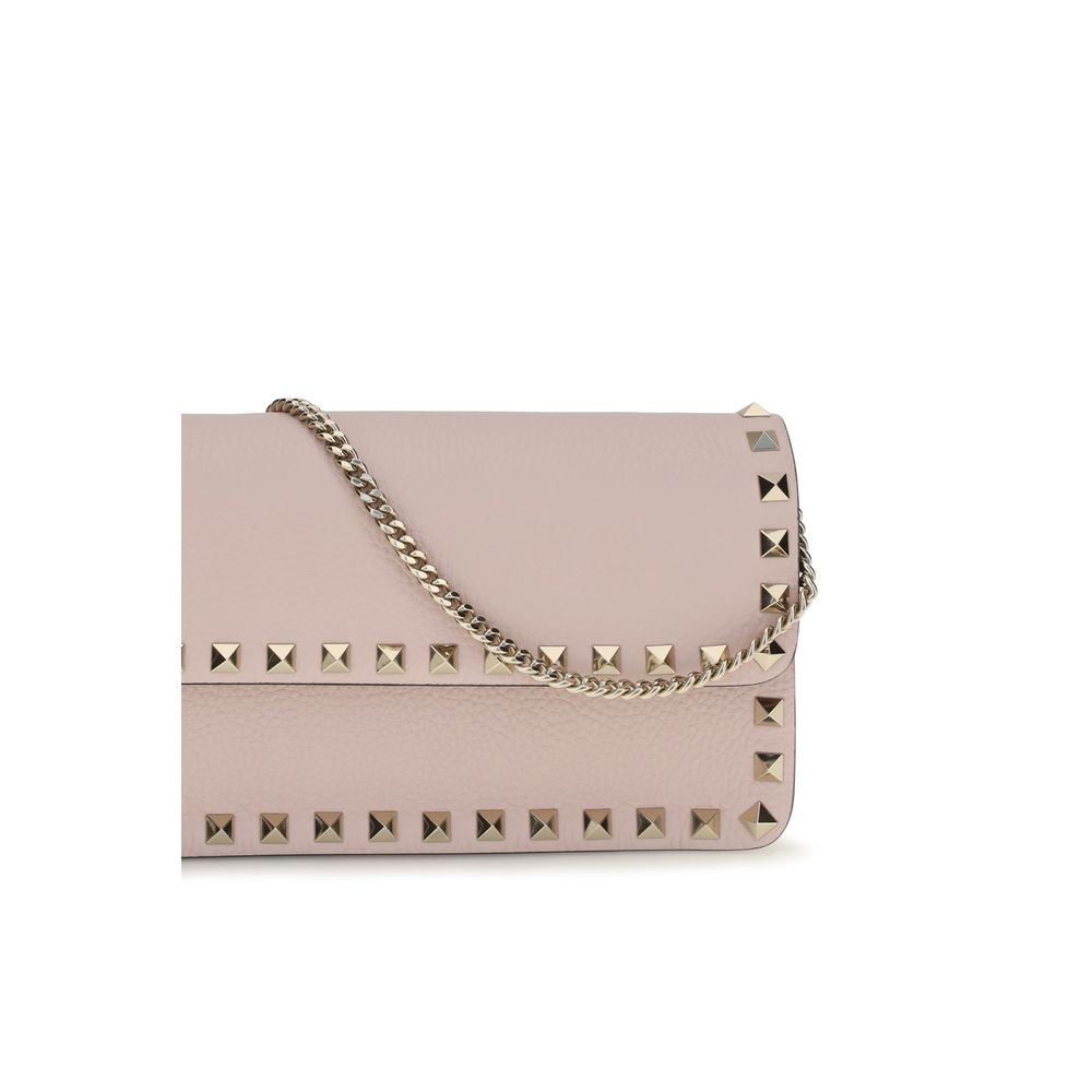 Πορτοφόλι Valentino Garavani Rockstud Chain Multicolor Leather