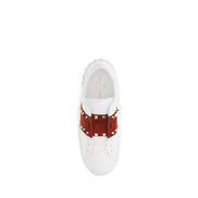 Παπούτσια Valentino Garavani Rockstud Untitled White Calfskin Sneakers