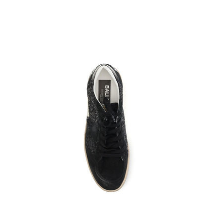 Παπούτσια Golden Goose Black Calf Leather Bos Taurus Low Top Sneakers