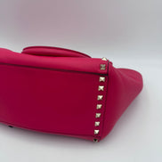 Valentino Garavani Rockstud Leather Satchel Bag