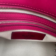 Valentino Garavani Rockstud Leather Satchel Bag