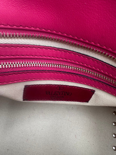 Valentino Garavani Rockstud Leather Satchel Bag