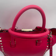 Valentino Garavani Rockstud Leather Satchel Bag