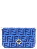 Fendi Blue Calfskin Cardholder