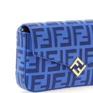 Fendi Blue Calfskin Cardholder