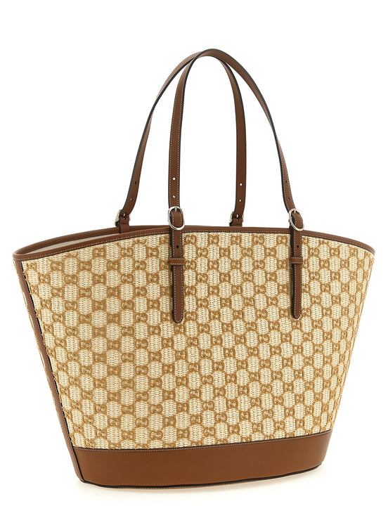 Gucci Brown Cotton Handbag