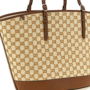 Gucci Brown Cotton Handbag