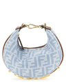 Fendi Blue Cotton Handbag
