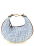 Fendi Blue Cotton Handbag