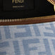Fendi Blue Cotton Handbag