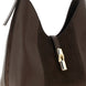 Furla Brown Calfskin Shoulder Bag