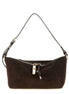 Τσάντα ώμου Furla Debby Brown Calfskin