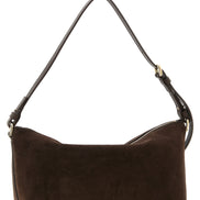 Τσάντα ώμου Furla Debby Brown Calfskin