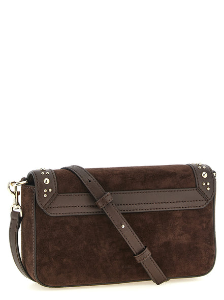Τσάντα Furla Iride S Brown Suede Crossbody