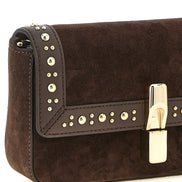 Τσάντα Furla Iride S Brown Suede Crossbody