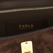 Τσάντα Furla Iride S Brown Suede Crossbody