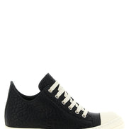 Rick Owens Bicolor Lamb Leather Low Top Sneakers