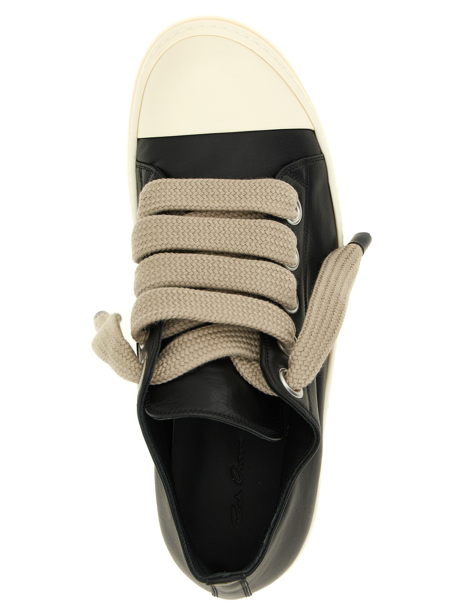 Αθλητικά Rick Owens Bicolor Calfskin Jumbo Lace Low-Top
