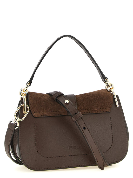 Furla Brown Calfskin Handbag