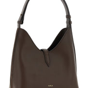 Τσάντα ώμου Furla Goccia S Brown Calfskin