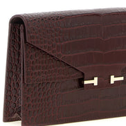 Τσάντα clutch Tom Ford Bordeaux Calfskin