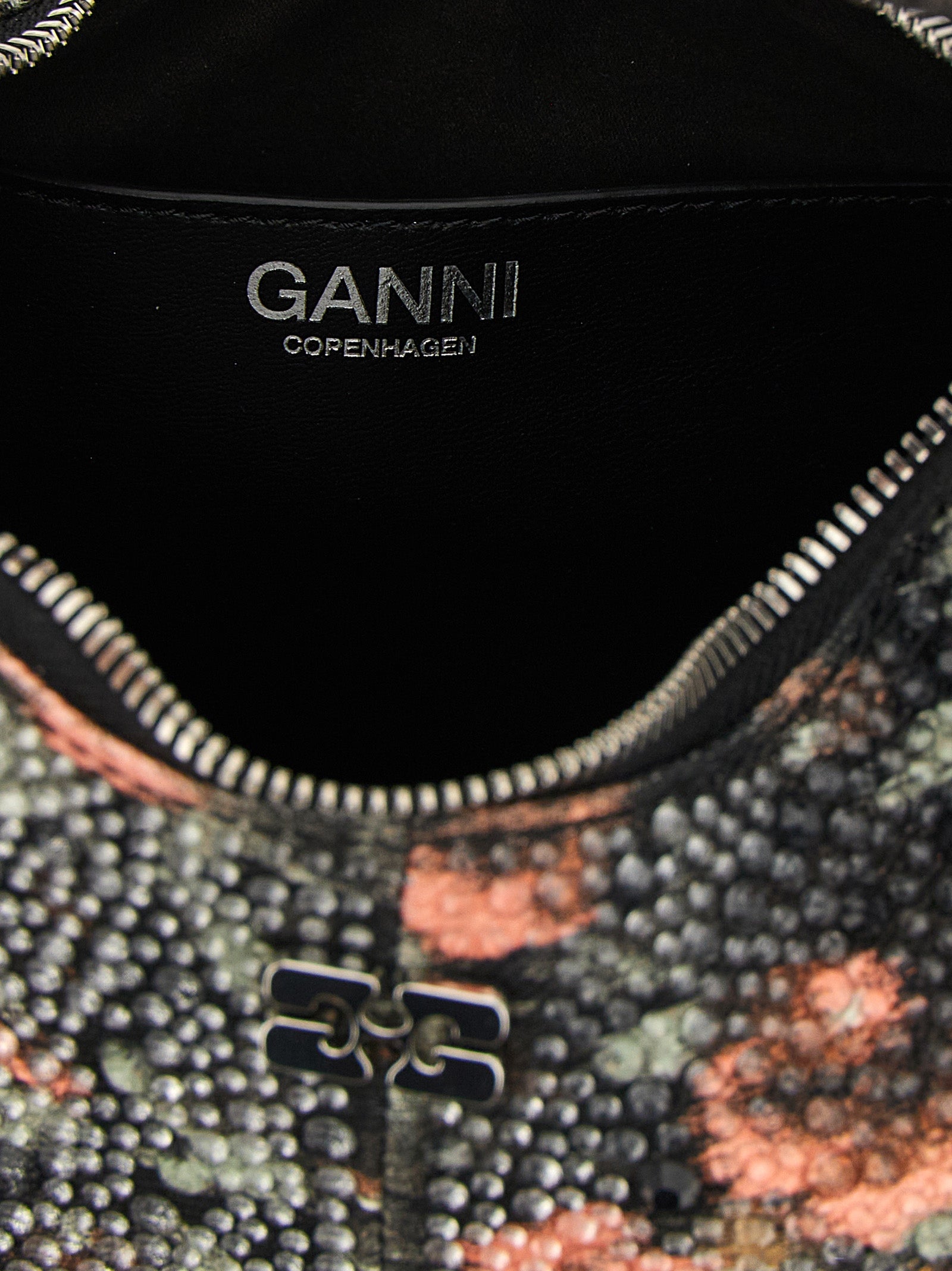 Τσάντα χειρός Ganni Multicolor Cotton