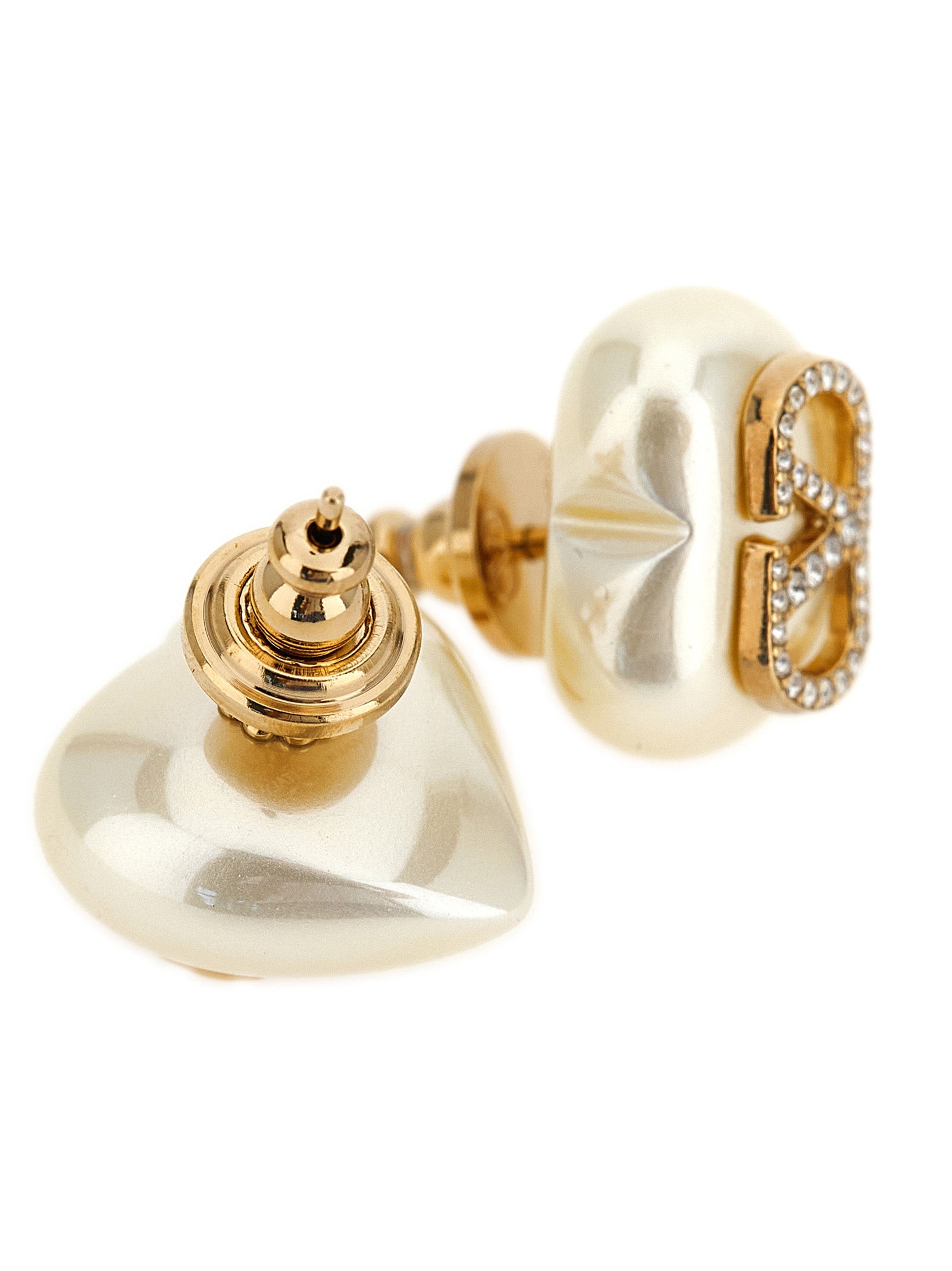 Valentino Garavani Gold Brass Earrings