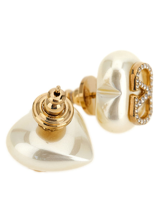 Valentino Garavani Gold Brass Earrings